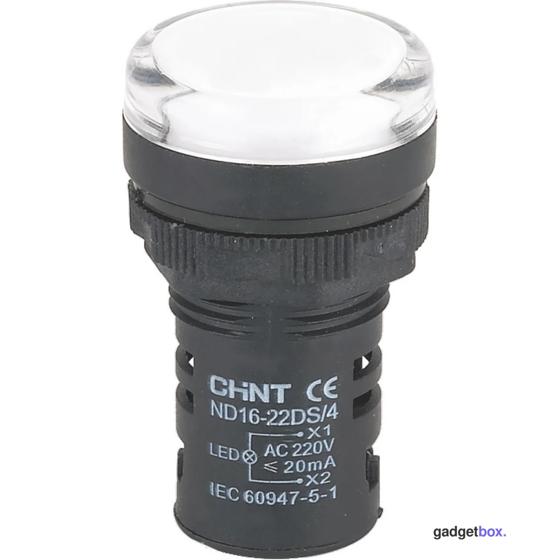 Индикатор CHINT ND16-22DS/2 белый АС/DC24В