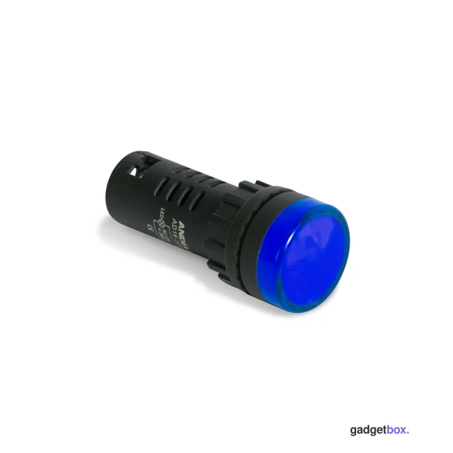 Лампа светодиодная универсальная ANDELI AD16-22D 220V AC/DC (синия)