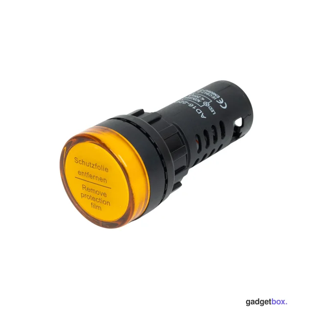 Лампа светодиодная универсальная Deluxe AD16-22D 220V AC/DC (желтая)