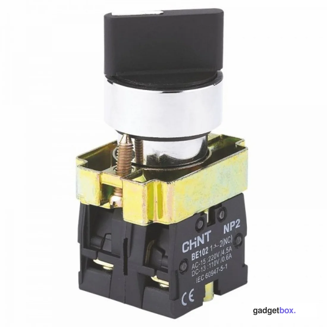 Переключатель CHINT NP2-BD21 2 положения с фиксацией 1НО IP40