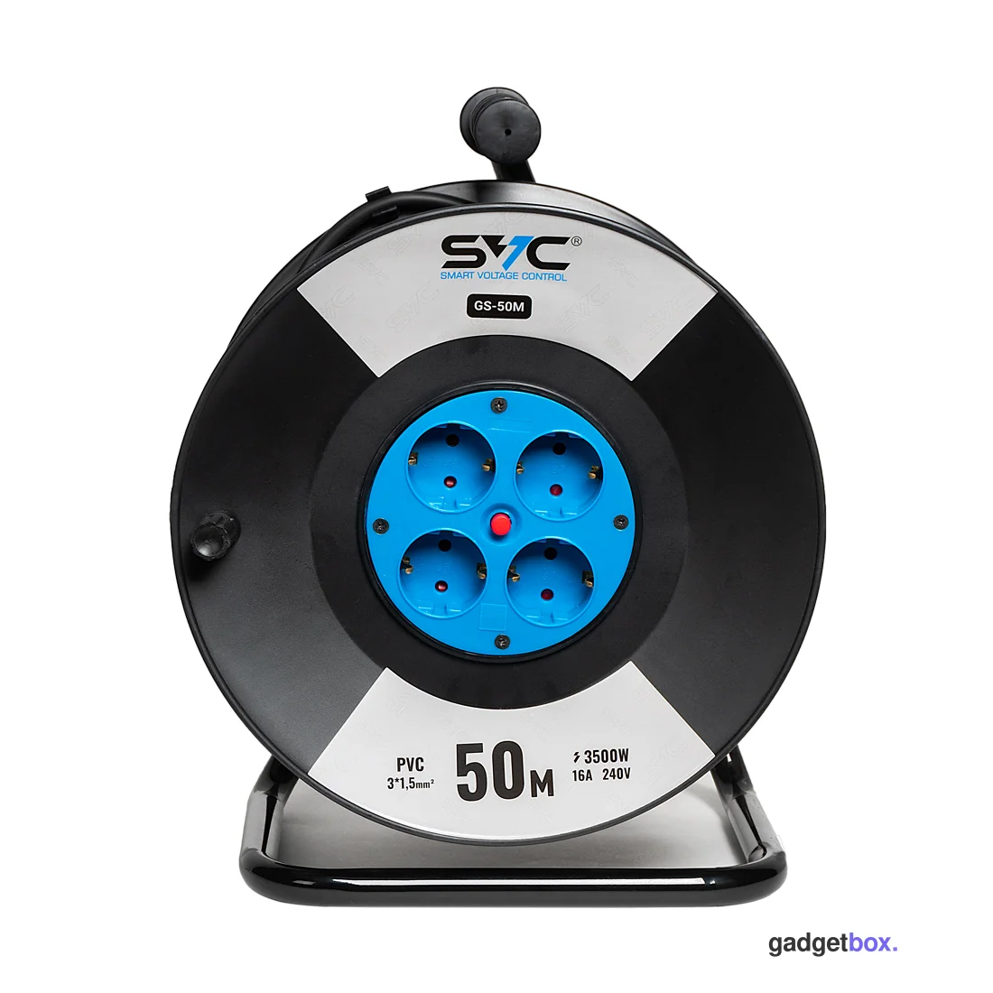 Удлинитель на катушке SVC GS-50M 50м. 240 в.