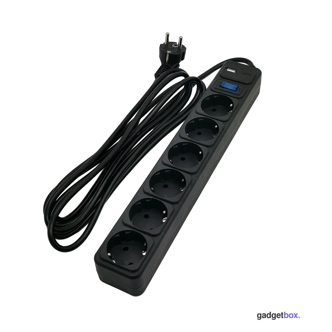 Сетевой фильтр SVC ZC6S-30M-USB/TypeC 3 м. 220 В