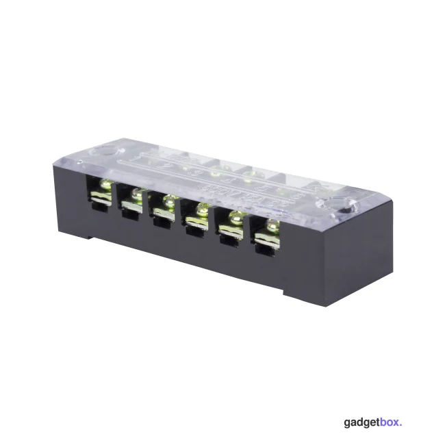 Колодка клеммная карболитовая Deluxe TB - 1506 (15A 6P)