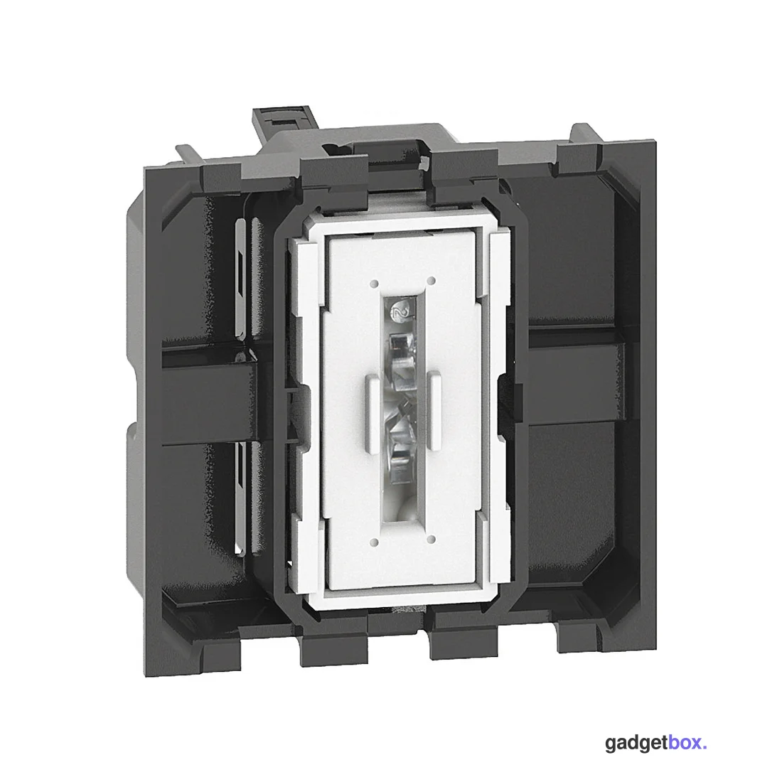 Переключатель Bticino K4003M2A Living Now 10А 2 модуля автоматические клеммы