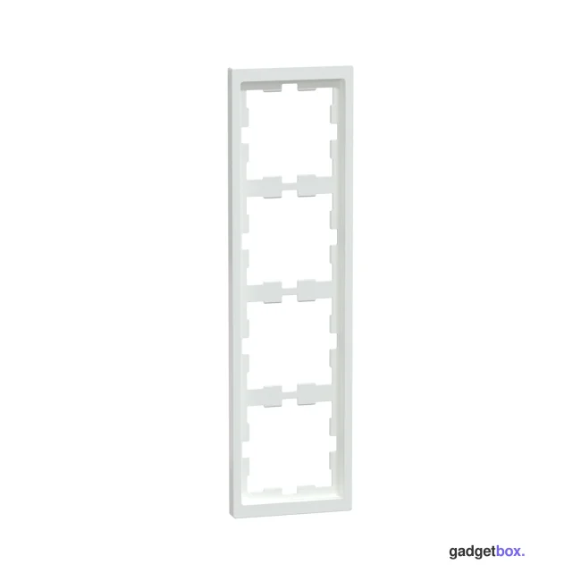 Рамка MERTEN MTN4040-6535 D-Life 4 постовая белый лотос