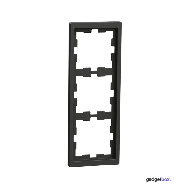 Рамка MERTEN MTN4030-6534 D-Life 3 постовая антрацит