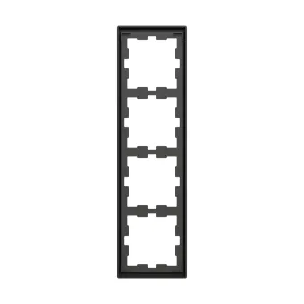 Рамка MERTEN MTN4040-6534 D-Life 4 постовая антрацит