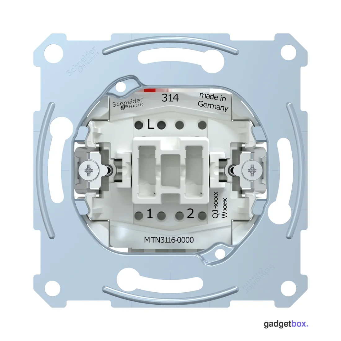 Переключатель мех-м MERTEN MTN3116-0000 D-Life 1 клавишный