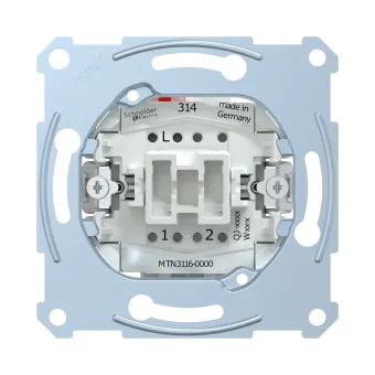 Переключатель мех-м MERTEN MTN3116-0000 D-Life 1 клавишный