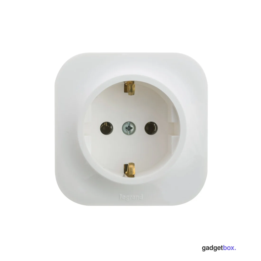 Розетка с зк Legrand Forix 16A 250В IP20 накладная белый