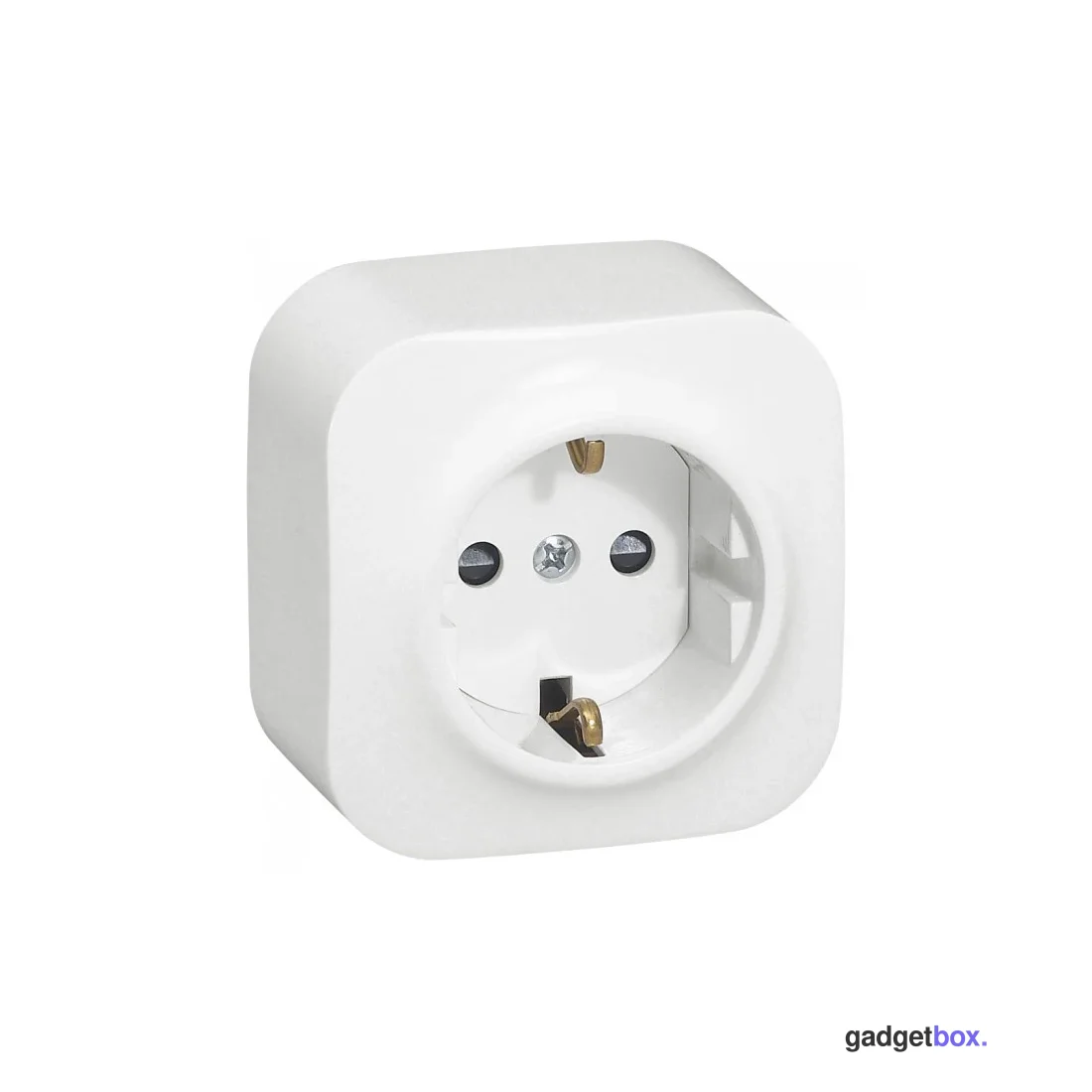 Розетка с зк Legrand Forix 16A 250В IP20 накладная белый
