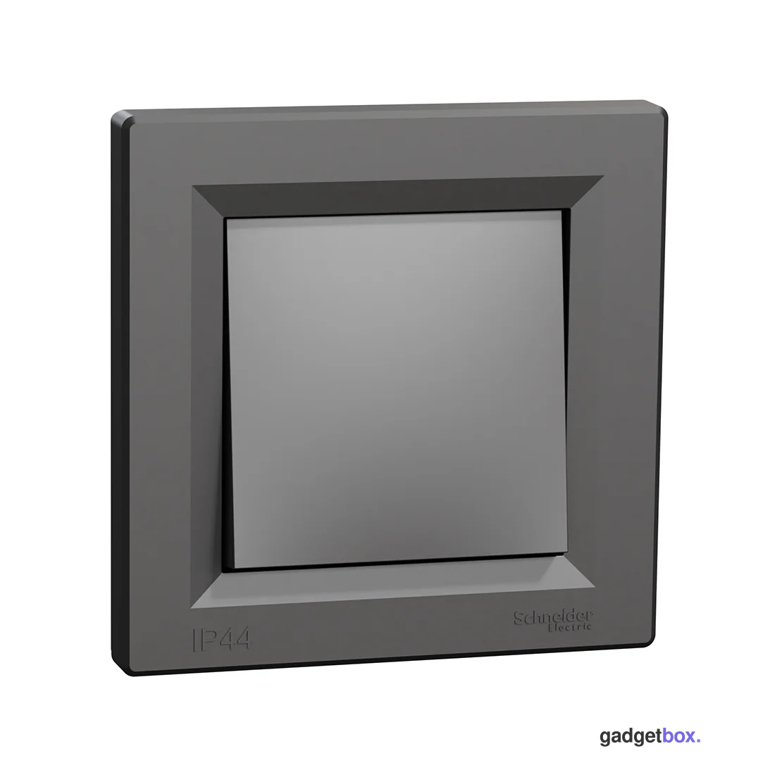 Переключатель одноклавишный SE EPH0400471 Asfora 10AX IP44 в сборе антрацит