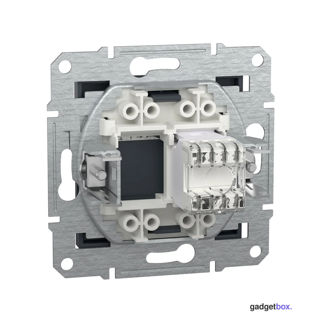 Розетка компьютерная SE EPH4700171 Asfora RJ45 кат. 6 механизм антрацит
