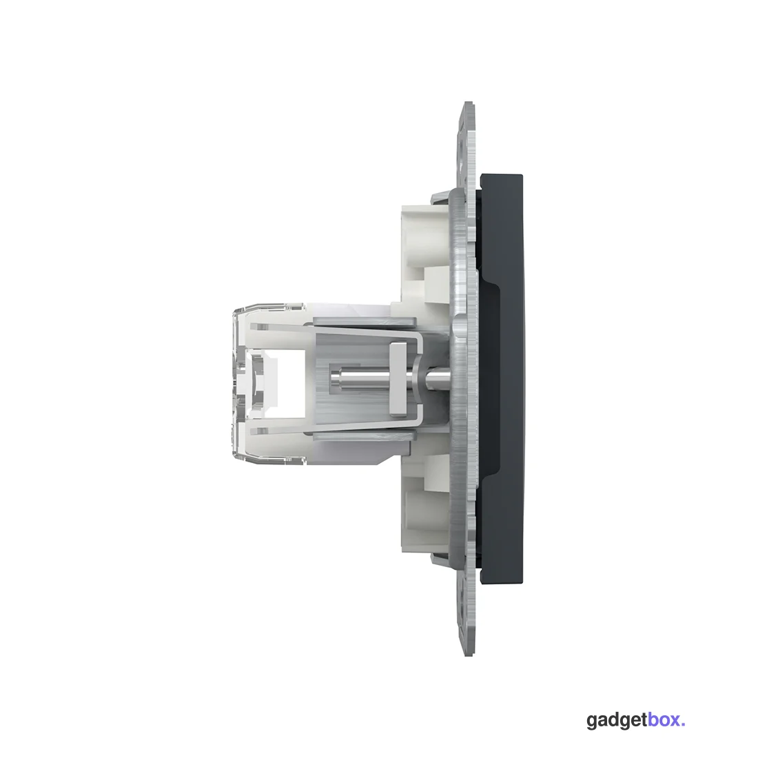 Розетка компьютерная SE EPH4700171 Asfora RJ45 кат. 6 механизм антрацит