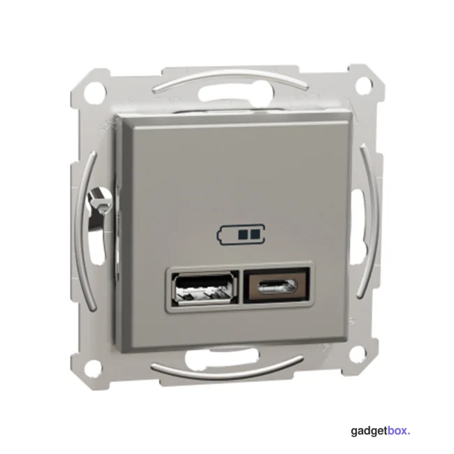 Розетка USB SE EPH2700369 Asfora A+С 2,4А механизм бронза