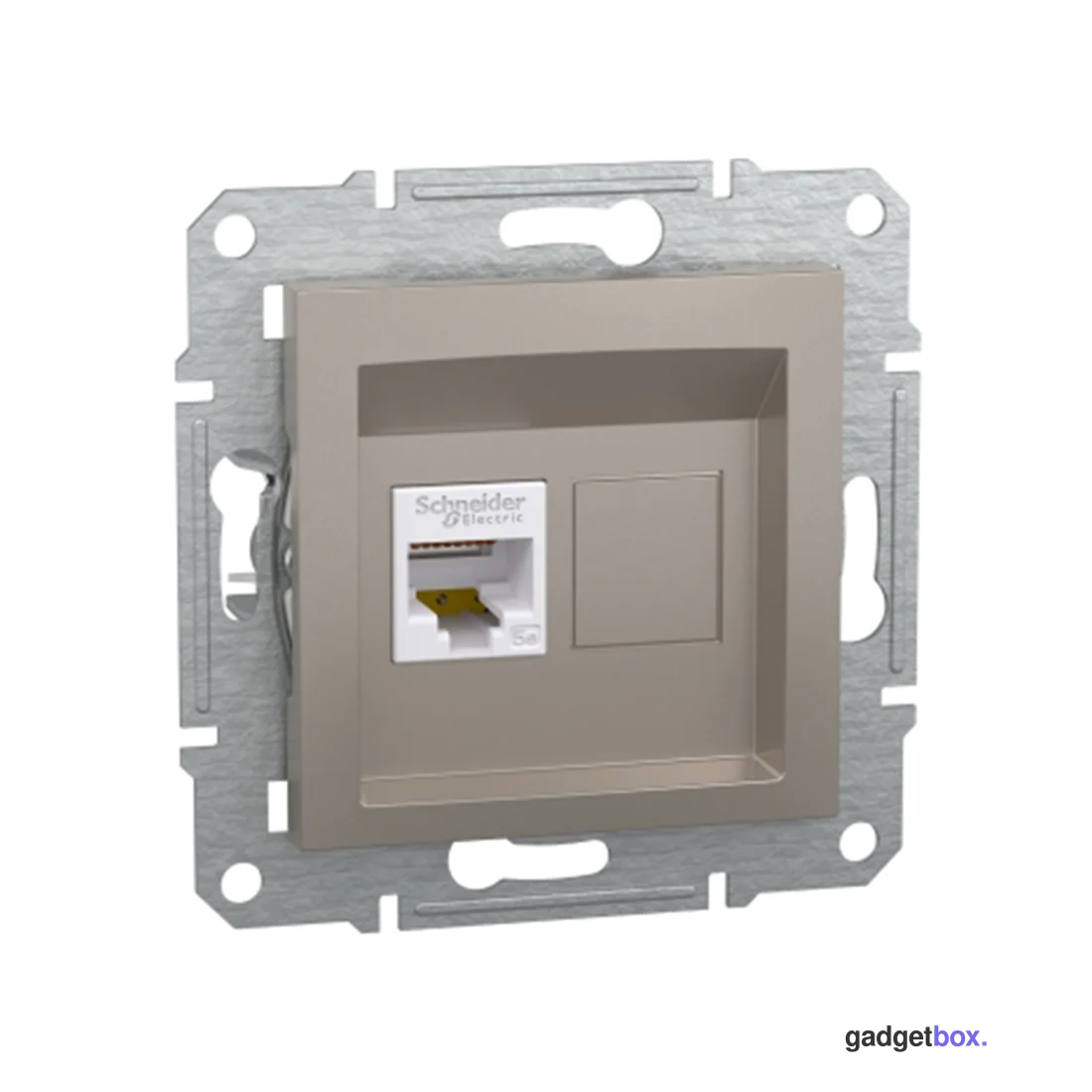 Розетка компьютерная SE EPH4300169 Asfora RJ45 кат.5e механизм бронза