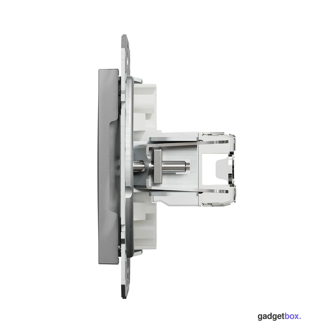 Розетка компьютерная SE EPH4300161 Asfora RJ45 кат.5e механизм алюминий