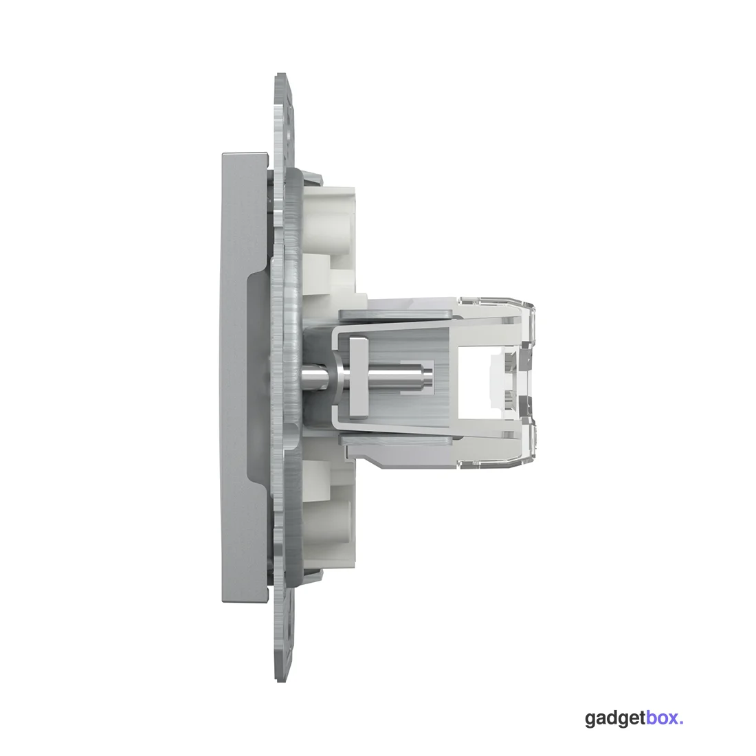 Розетка компьютерная SE EPH4700161 Asfora RJ45 кат.6e механизм алюминий
