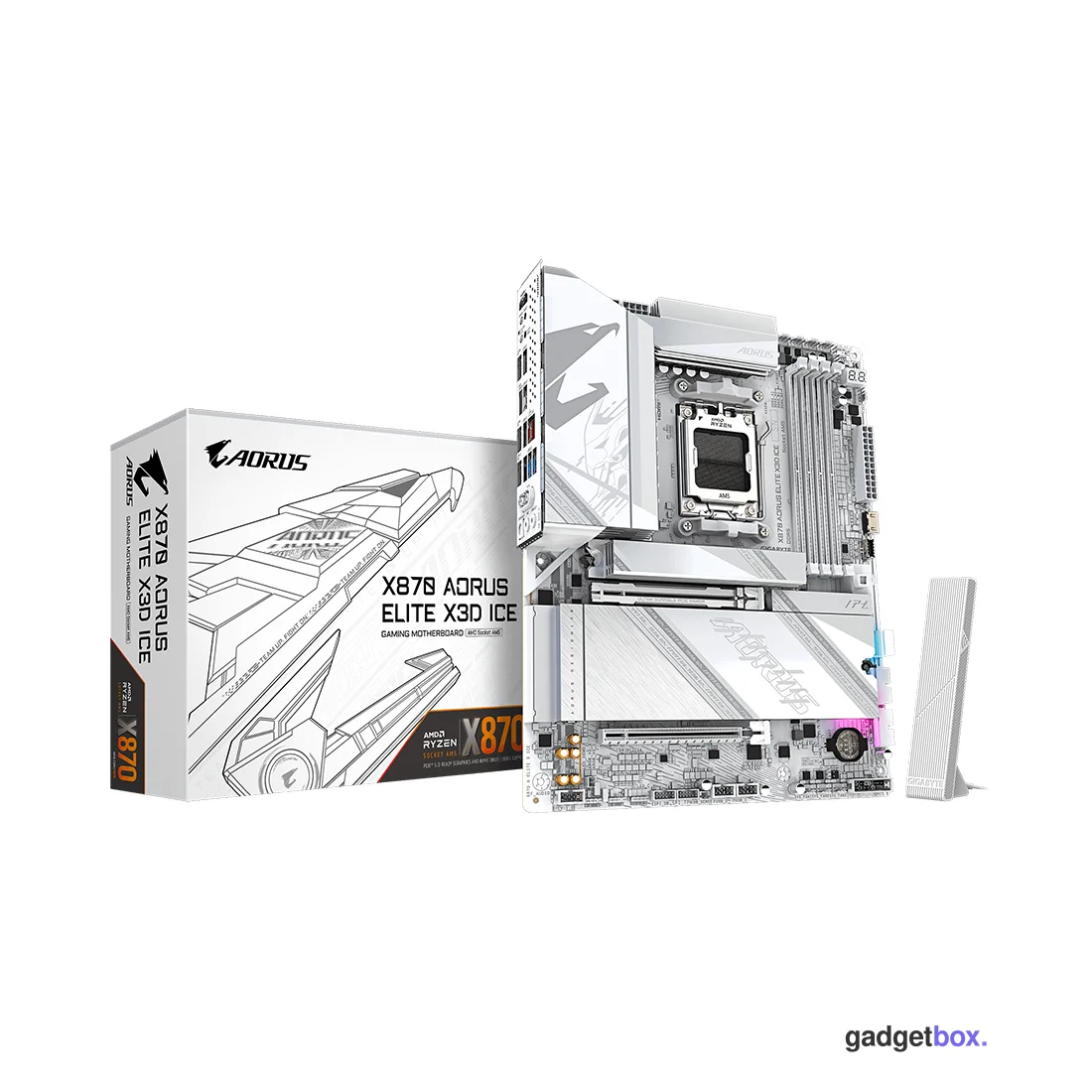 Материнская плата Gigabyte X870 AORUS ELITE X3D ICE