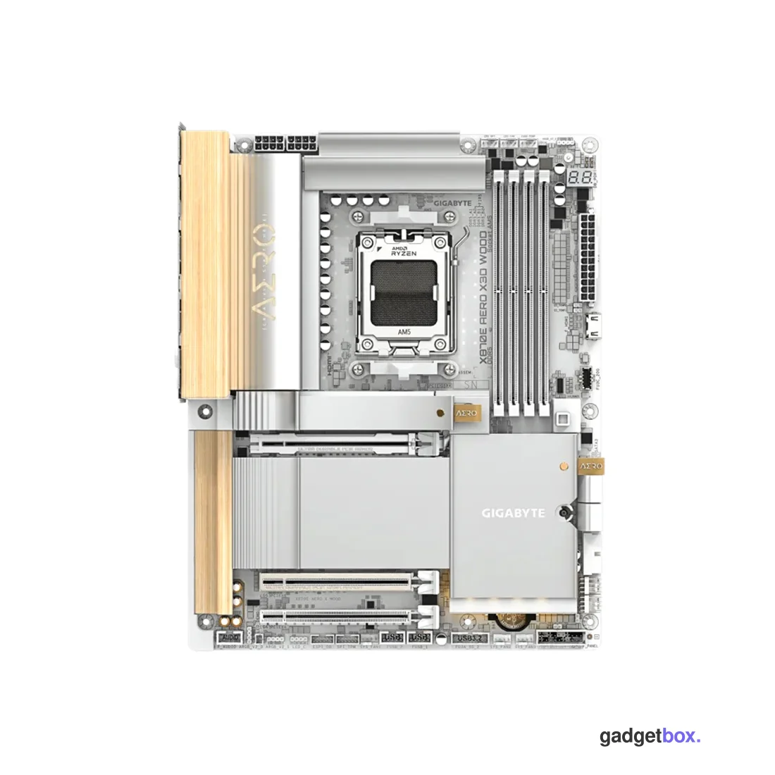 Материнская плата Gigabyte X870E AERO X3D WOOD