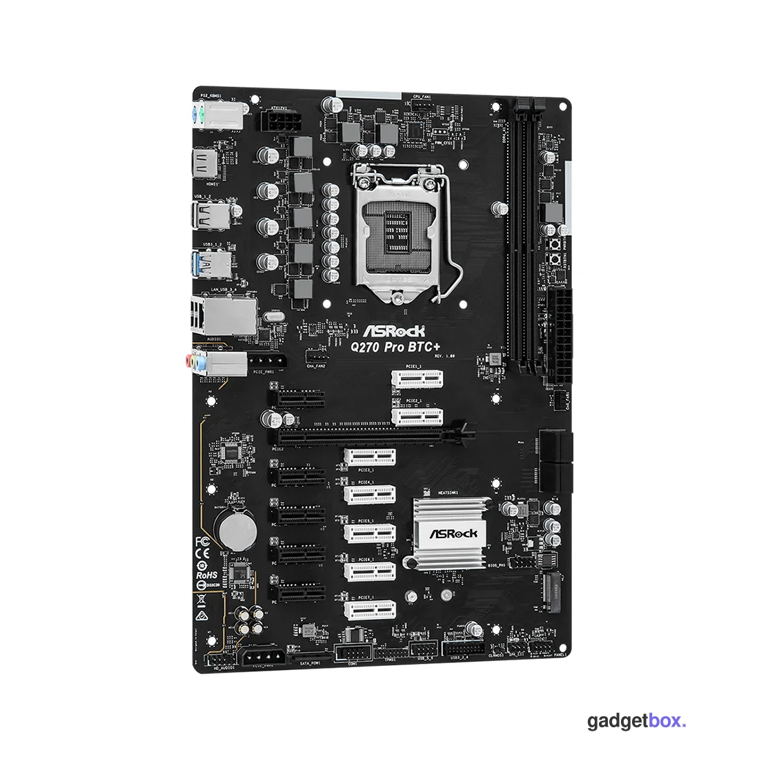 Материнская плата ASRock Q270 PRO BTC+