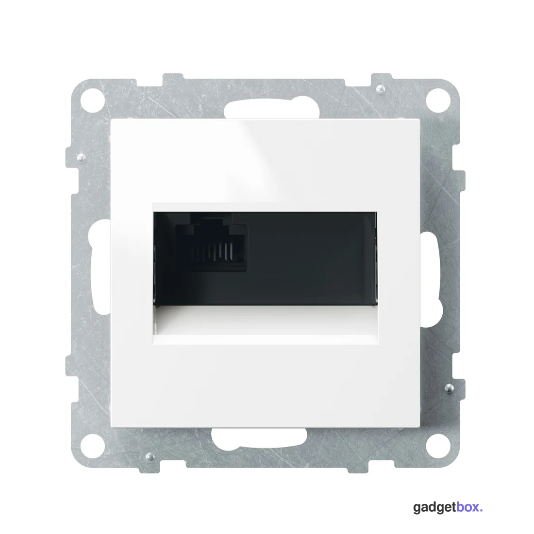 Информационная розетка одинарная Suno RJ45 Кат.6e UTP Белый