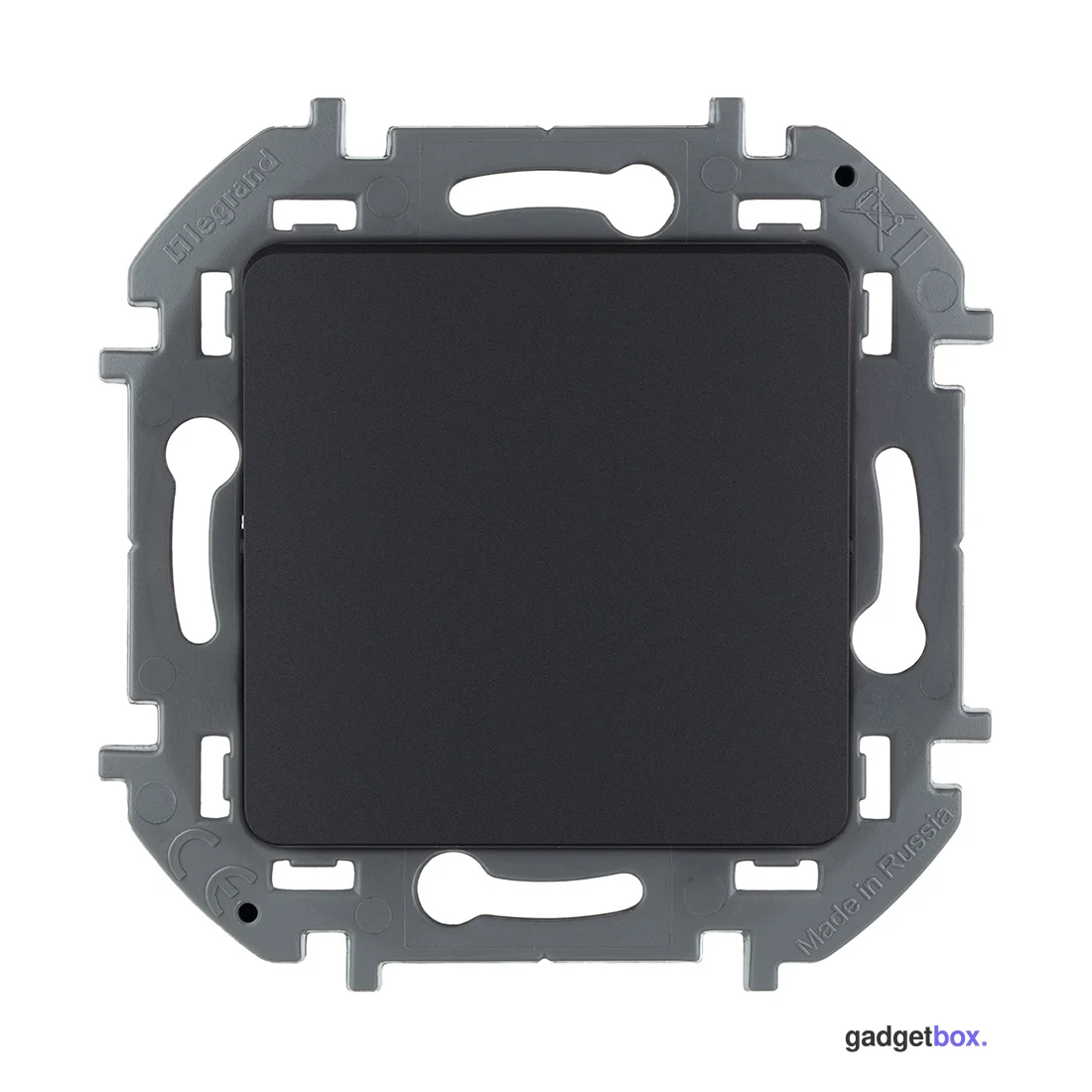 Переключатель одноклавишный Legrand Inspiria 673653 10 AX 250 В антрацит