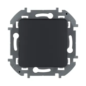 Переключатель одноклавишный Legrand Inspiria 673653 10 AX 250 В антрацит