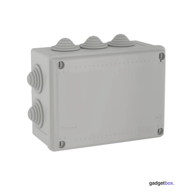 Коробка ответвительная с 10 кабельными вводами DKC 54100.32мм IP55, 190х140х70 мм
