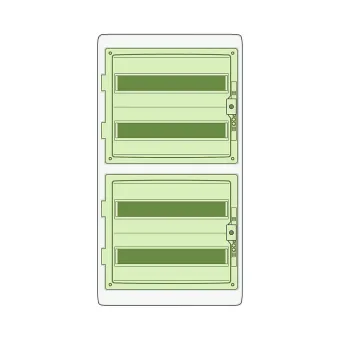 Пылевлагозащищенный щит SE Kaedra 4x18 модули IP65