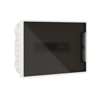Щиток встраиваемый FRAME белый DKC F12B1WD 12 модулей с тонированной дверцей