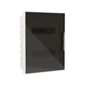 Щиток встраиваемый FRAME белый DKC F24B1WD 24 модуля с тонированной дверцей