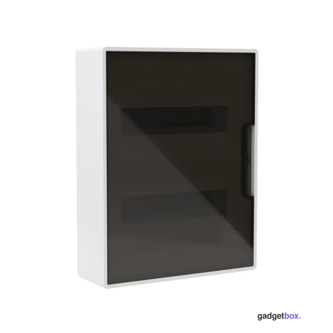 Щиток настенный FRAME белый DKC F24W1WD 24 модуля с тонированной дверцей