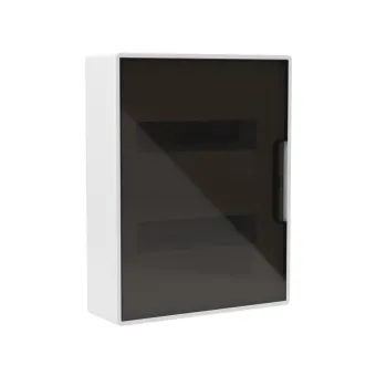 Щиток настенный FRAME белый DKC F24W1WD 24 модуля с тонированной дверцей
