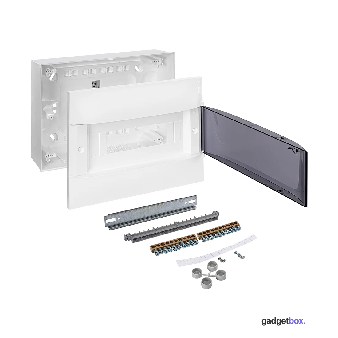 Щит навесной Legrand Practibox S 1х12 IP40 Дымчатая дверь