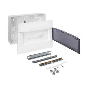 Щит навесной Legrand Practibox S 1х12 IP40 Дымчатая дверь