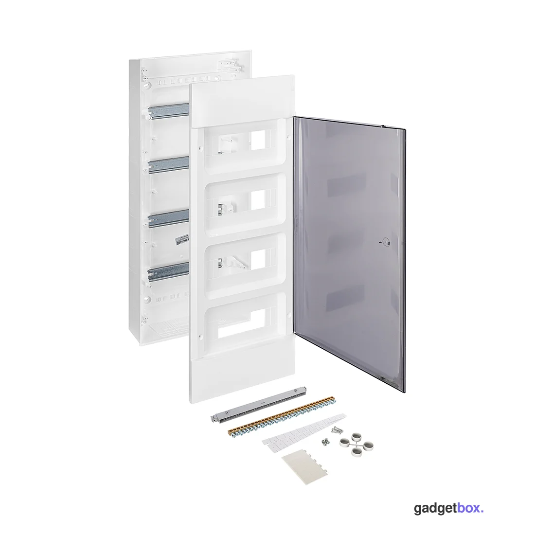 Щит навесной Legrand Practibox S 4х12 IP40 Дымчатая дверь