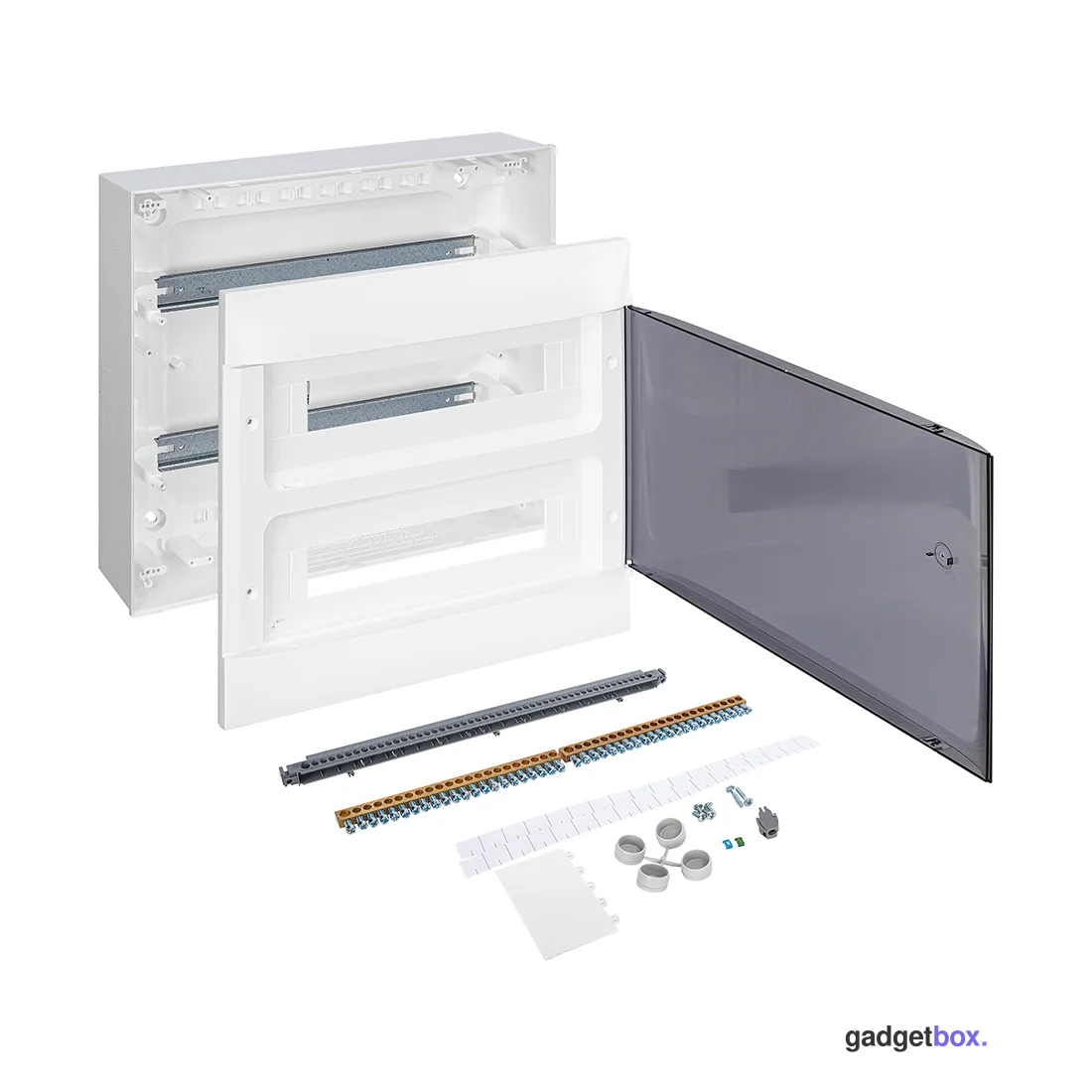 Щит навесной Legrand Practibox S 2х18 IP40 Дымчатая дверь