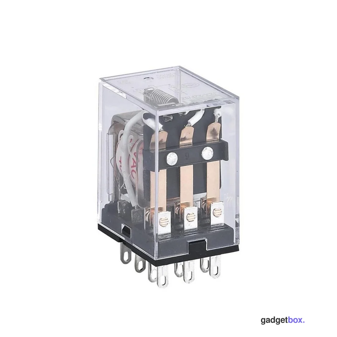 Промежуточное реле CHINT JZX-22F(D) 4 конт. с инд. LED 3А 220В DC