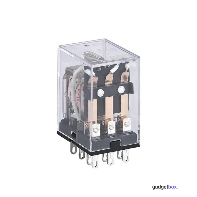 Промежуточное реле CHINT JZX-22F(D) 4 конт. с инд. LED 3А 220В DC