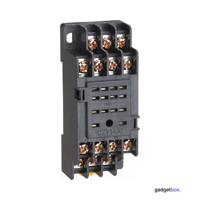 Розетка CHINT CZY14A для JZX-22F(D) 4 контакта