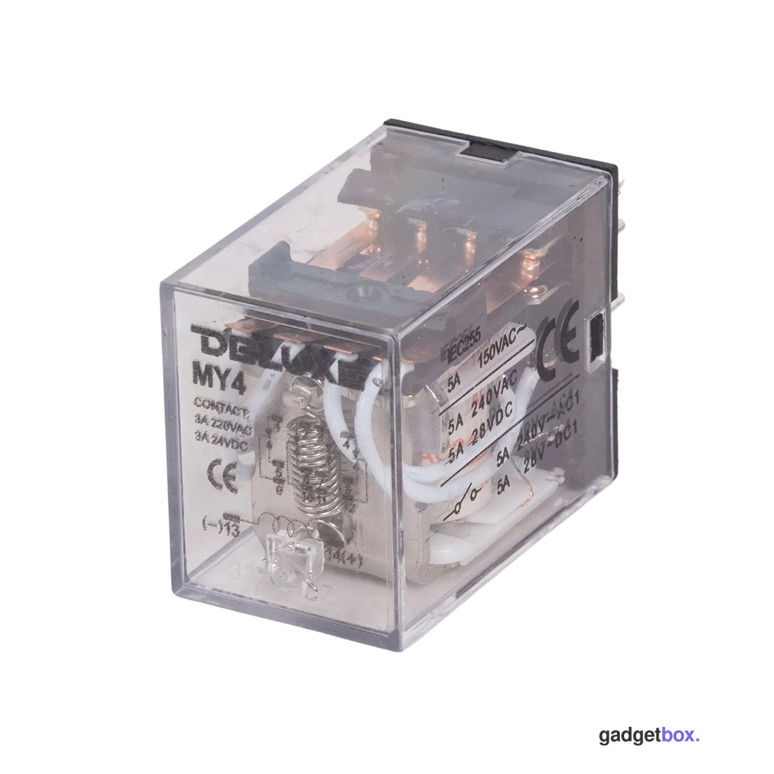 Реле промежуточное Deluxe MY4 24V AC