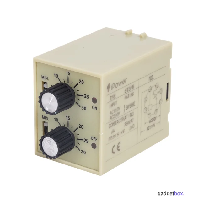 Реле времени iPower ST3PR 30s/30min AC220V