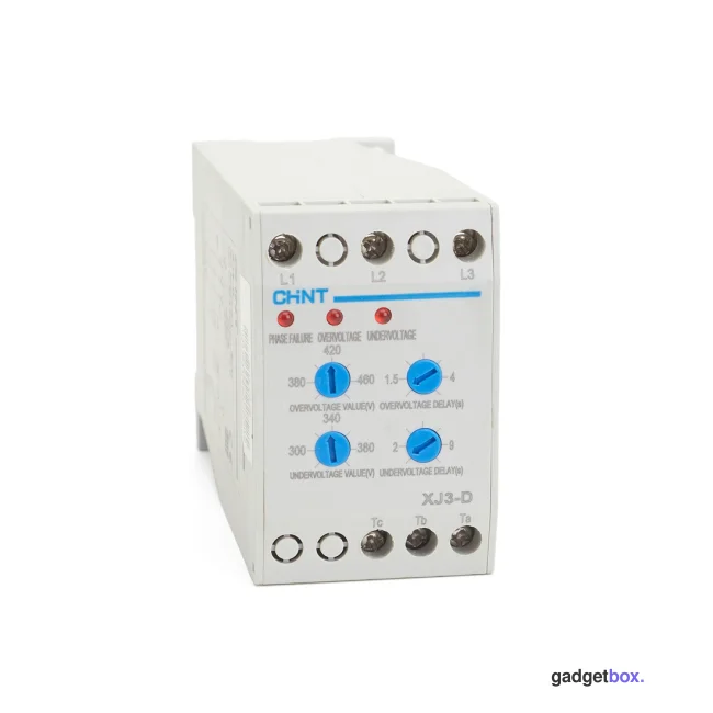 Реле контроля фаз CHINT XJ3-D AC 380V