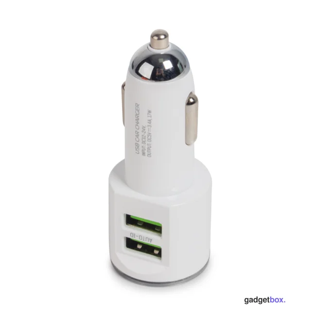 Автомобильное зарядное устройство LDNIO DL-C29 2*USB Lightning Белый