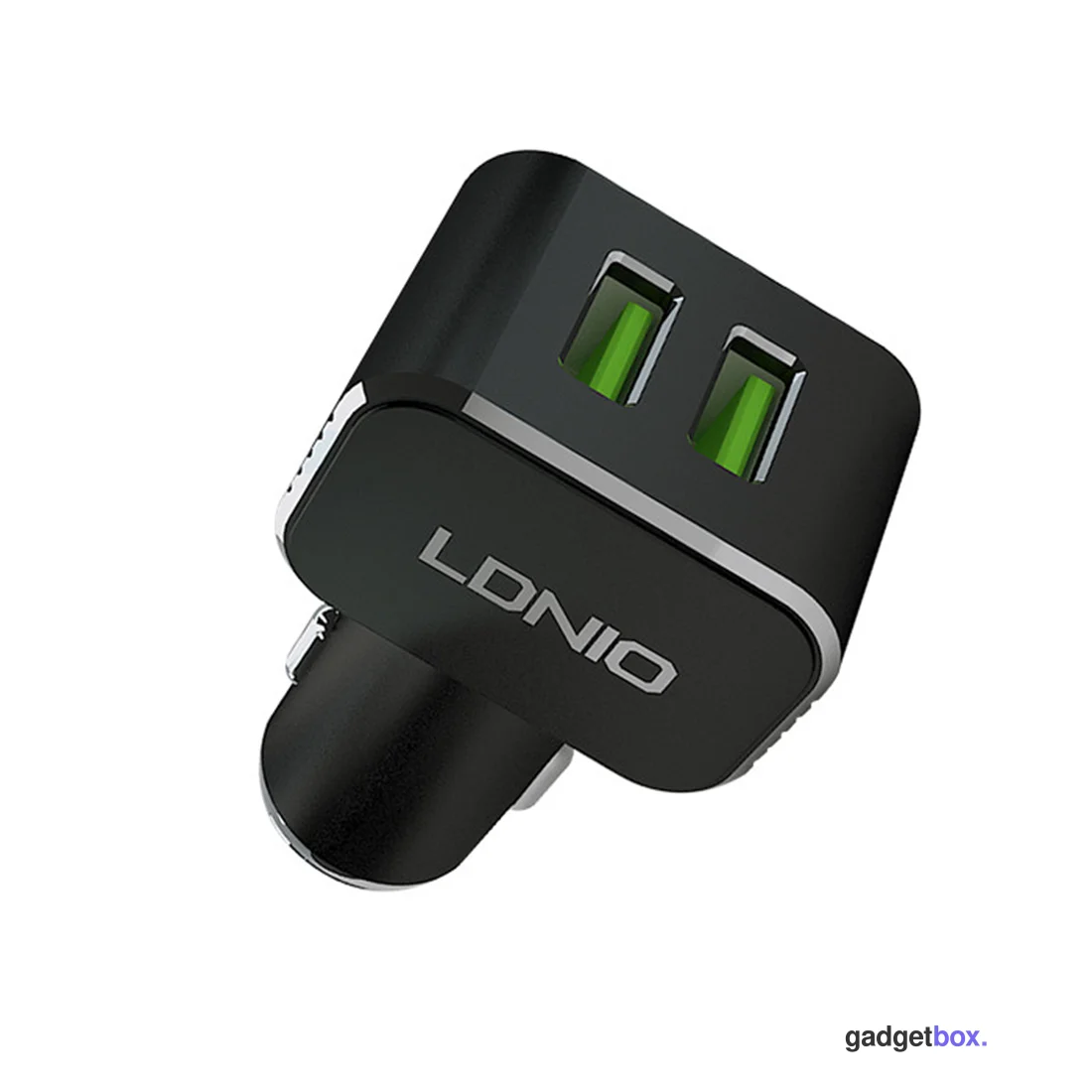 Автомобильное зарядное устройство LDNIO C306 2*USB-A 18W 5V-3.6A Auto Type-C Чёрный