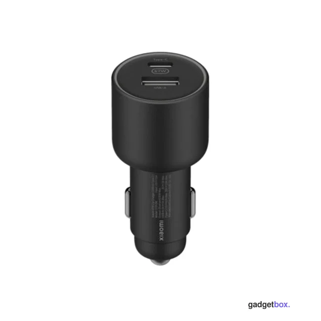 Автомобильное зарядное устройство Xiaomi 67W Car Charger (USB-A + Type-C)