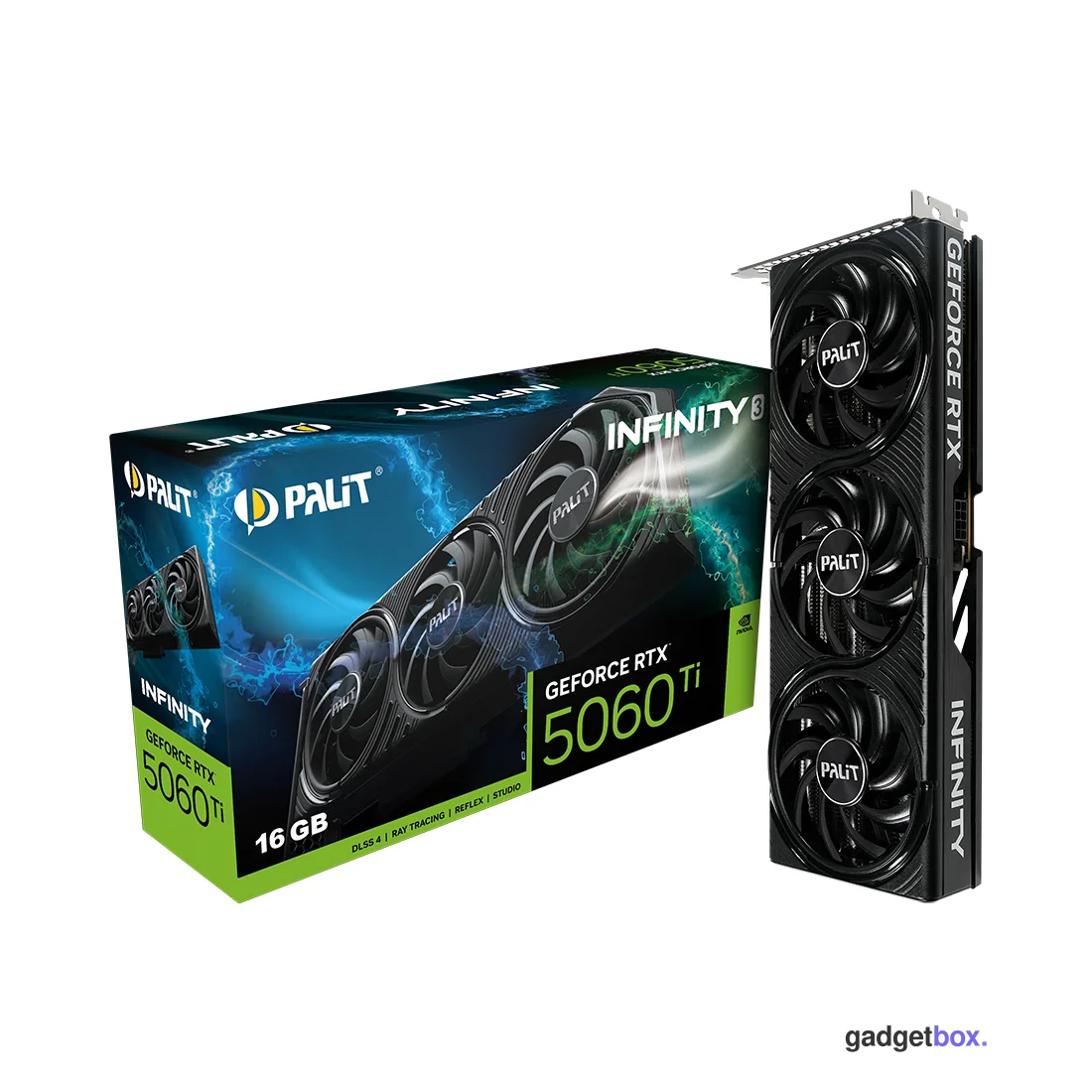Видеокарта PALIT RTX5060Ti INFINITY 3 16GB (NE7506T019T1-GB2061S)
