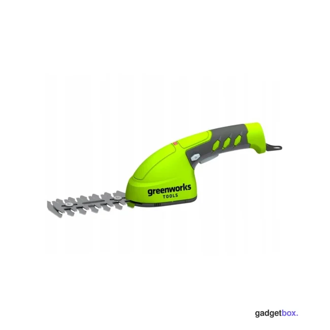 Садовые ножницы аккумуляторные Greenworks 7,2V со встроенным аккумулятором 2 Aч и телескоп. ручкой