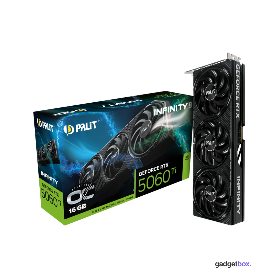 Видеокарта PALIT RTX5060Ti INFINITY 3 OC 16GB (NE7506TS19T1-GB2061S)